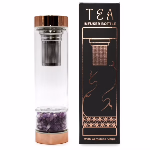 Kristallen thee fles Amethyst